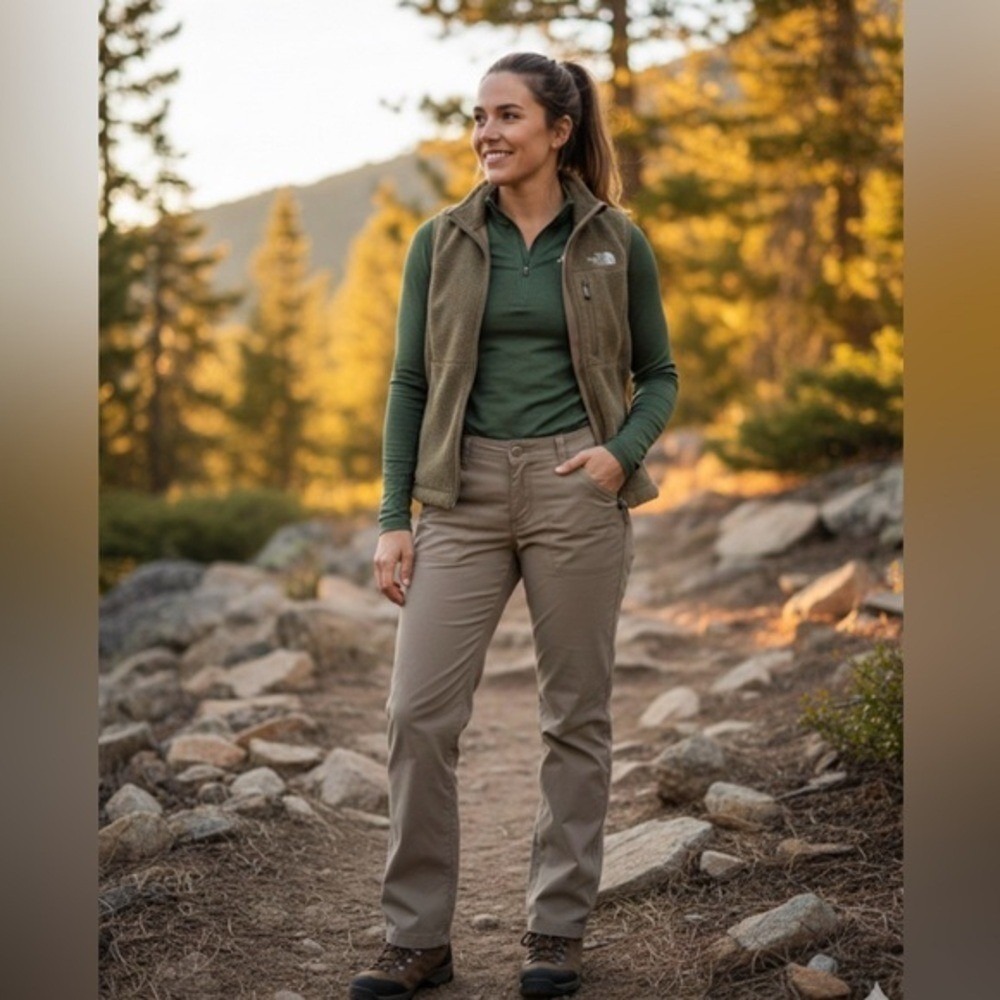 The North Face A5 Series Khaki Hiking Pants Outdoor‎ Utility 10 Gorpcore Sporty